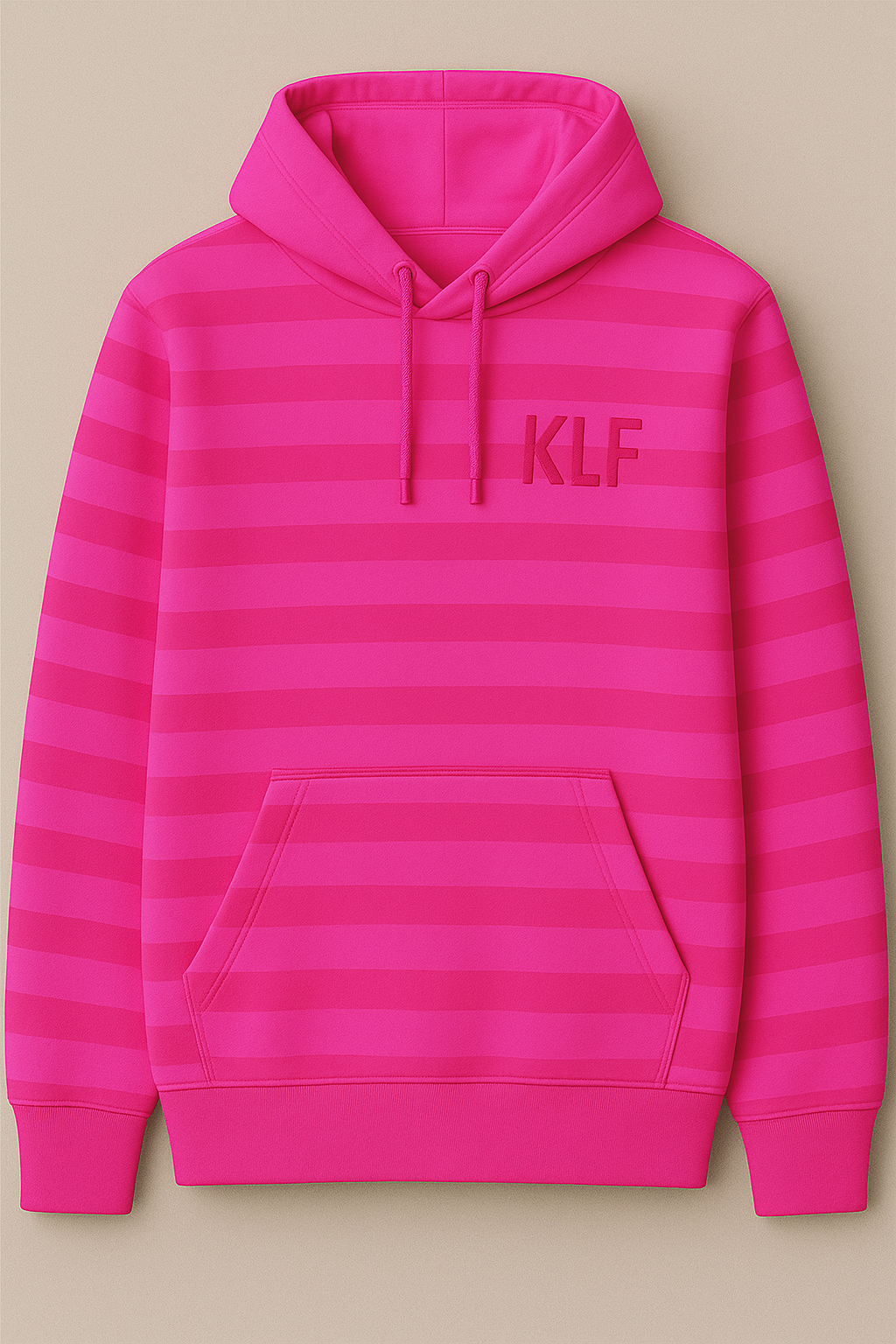 Hoodie rose rayé confortable et idéal pour regarder une bonne série